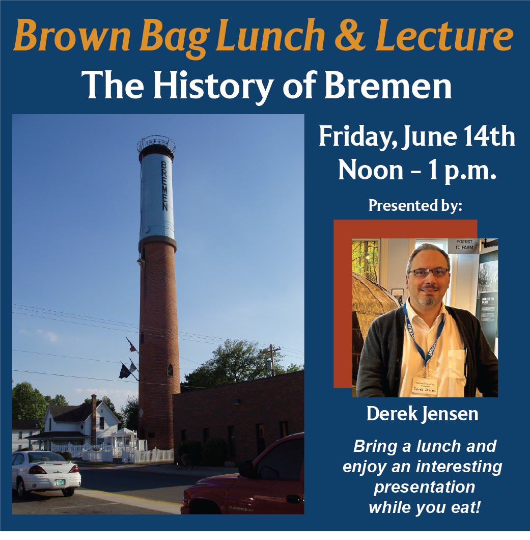 Brown Bag event notice for Derek Jensen 6-14-2024