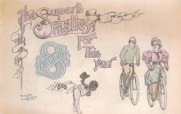 Cover of Smalley Bicycle catalog 1896