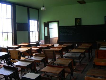 Schoolroom from Summit-Chapel School