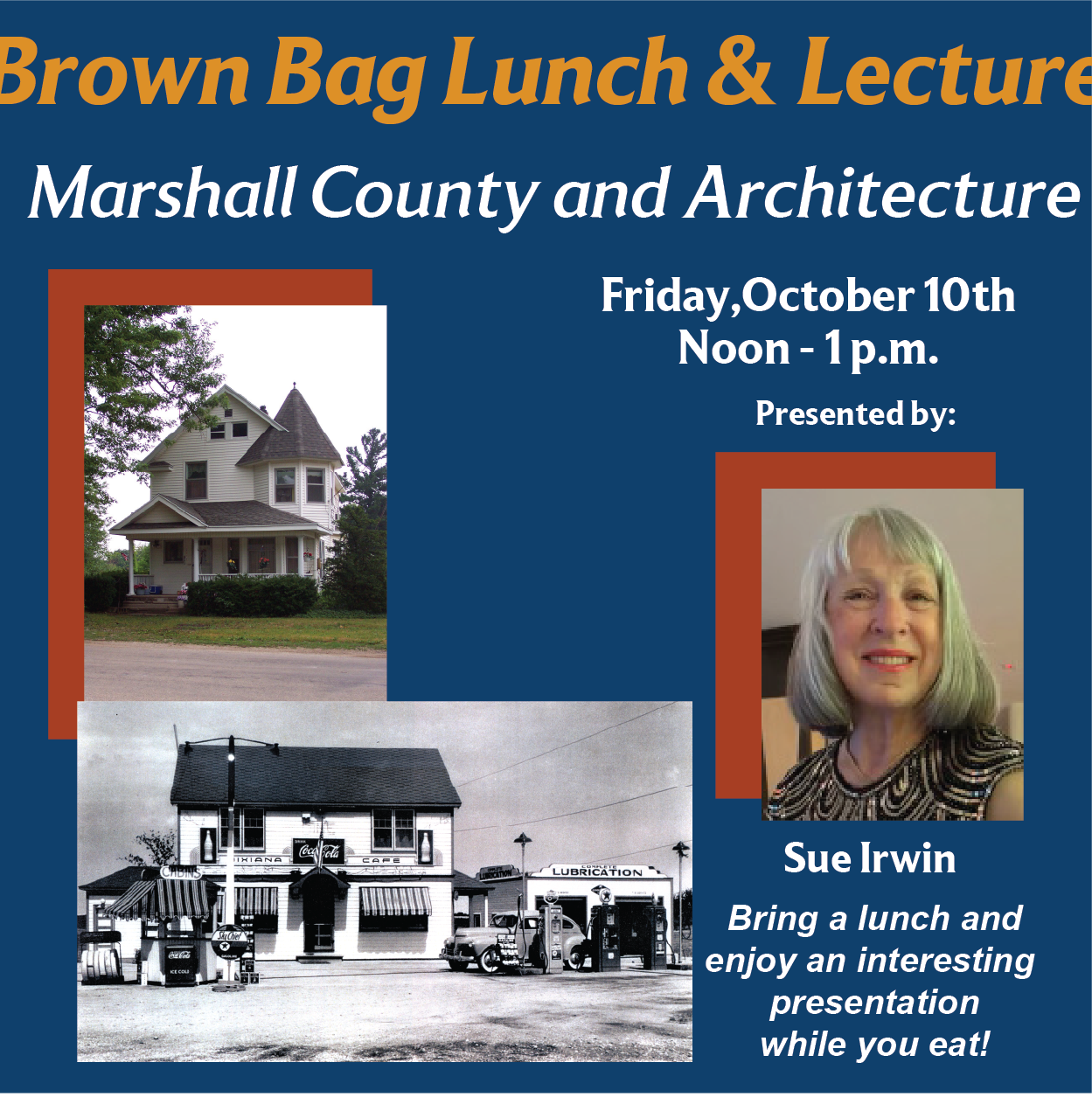 Brown Bag event with Sue Irwin 10-10-25