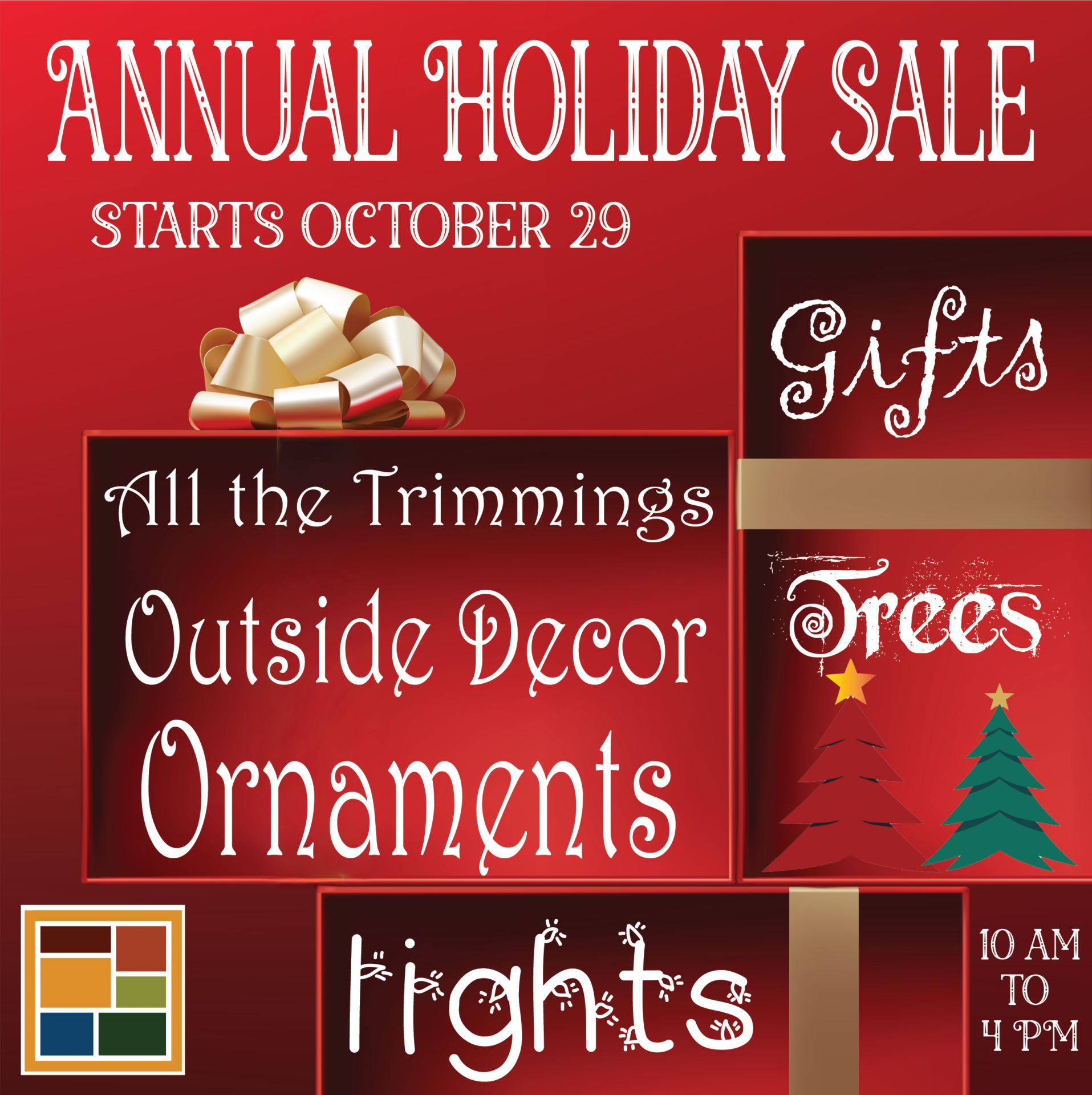 Annual Holiday Sale Ad